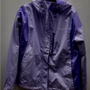 Excellent Women’s Columbia Purple Two-Tone Windbreaker/Outerwear- Size XL